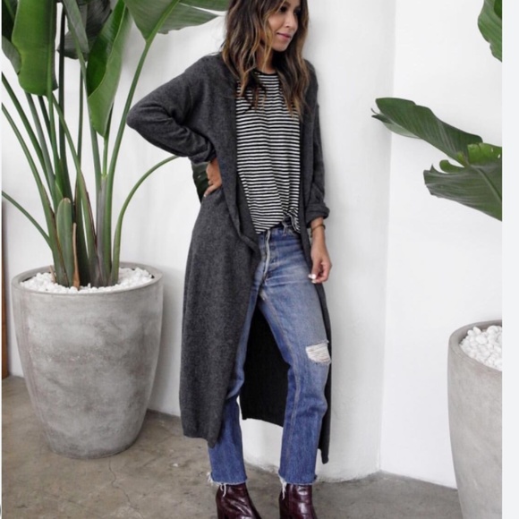 Sincerely Jules Juliet Long Cardigan with Buttons - Picture 1 of 10